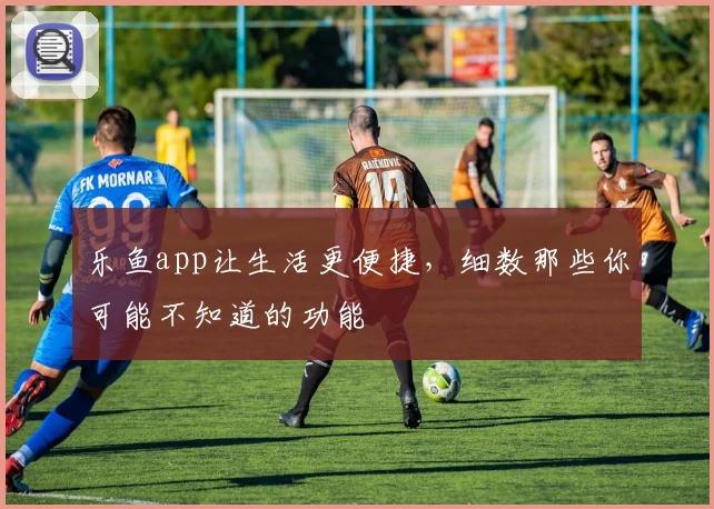 乐鱼app让生活更便捷,细数那些你可能不知道的功能